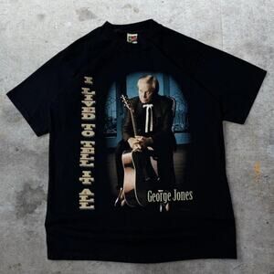 Vintage george jones tee shirt
